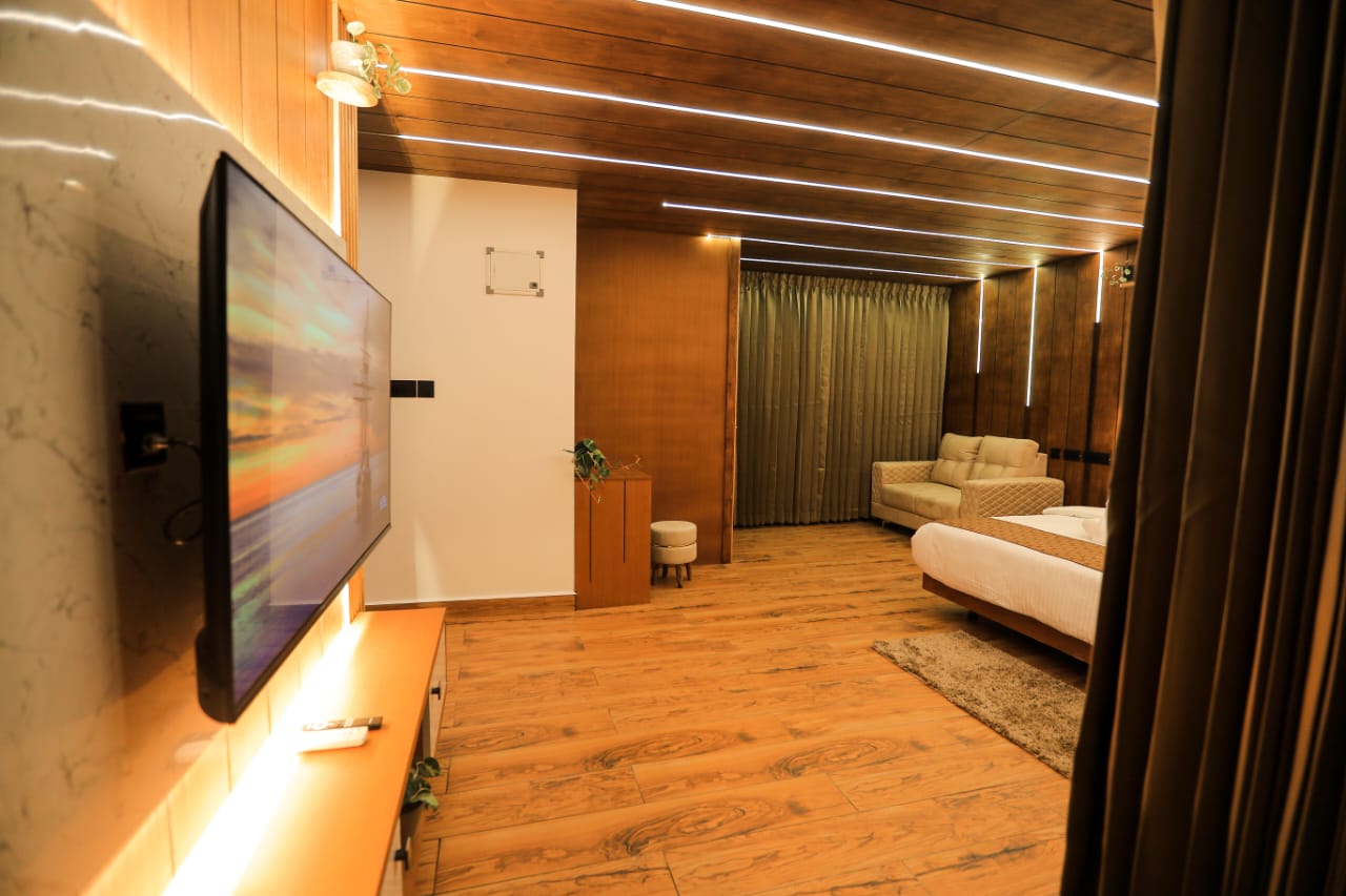 Wooden Duplex Pool Villa